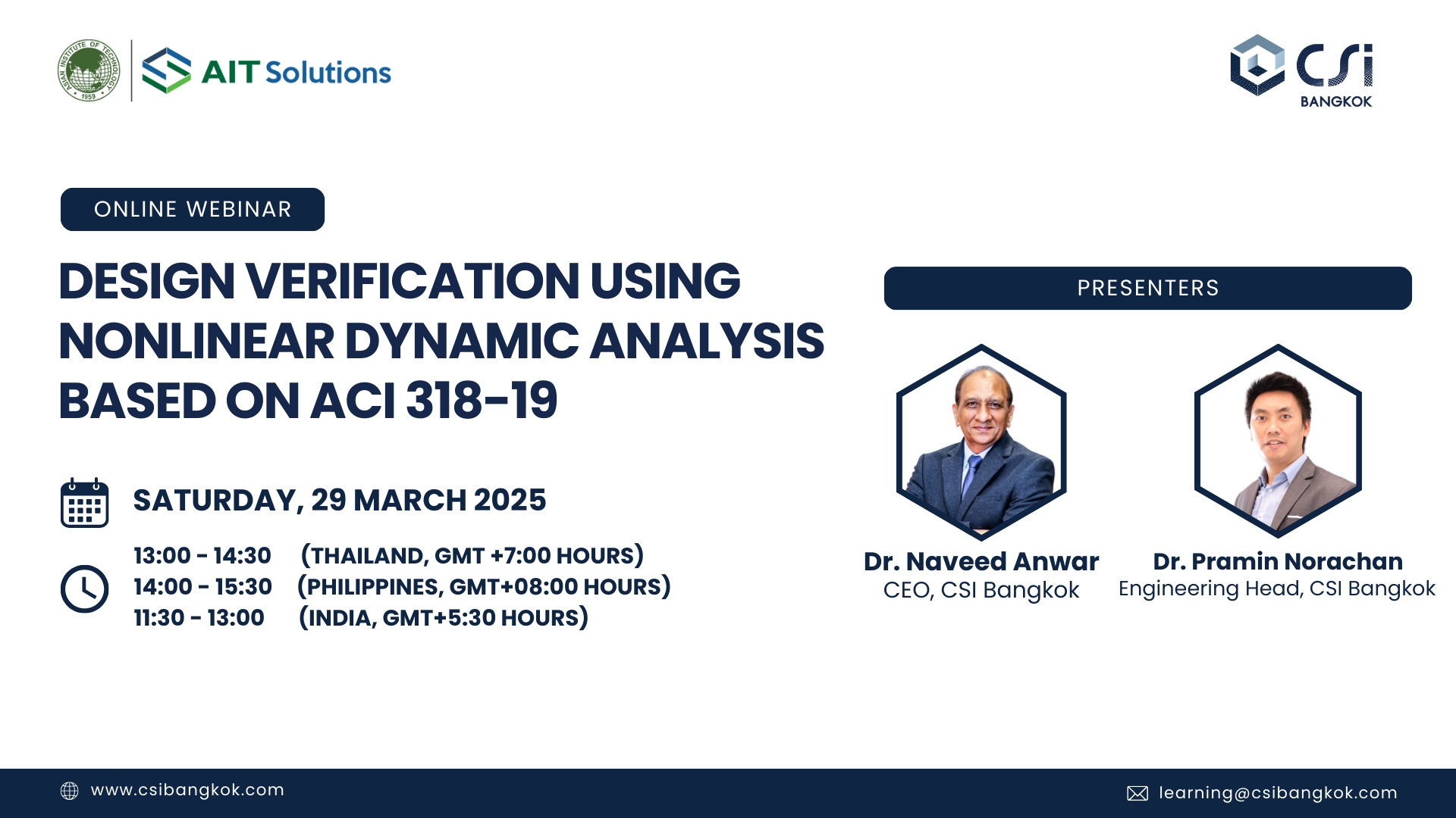 design verification using nonlinear dynamic analysis