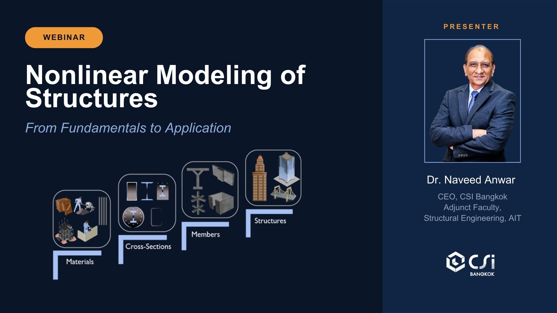 Nonlinear Molding of structures -webinar-Dr.naveed Anwar