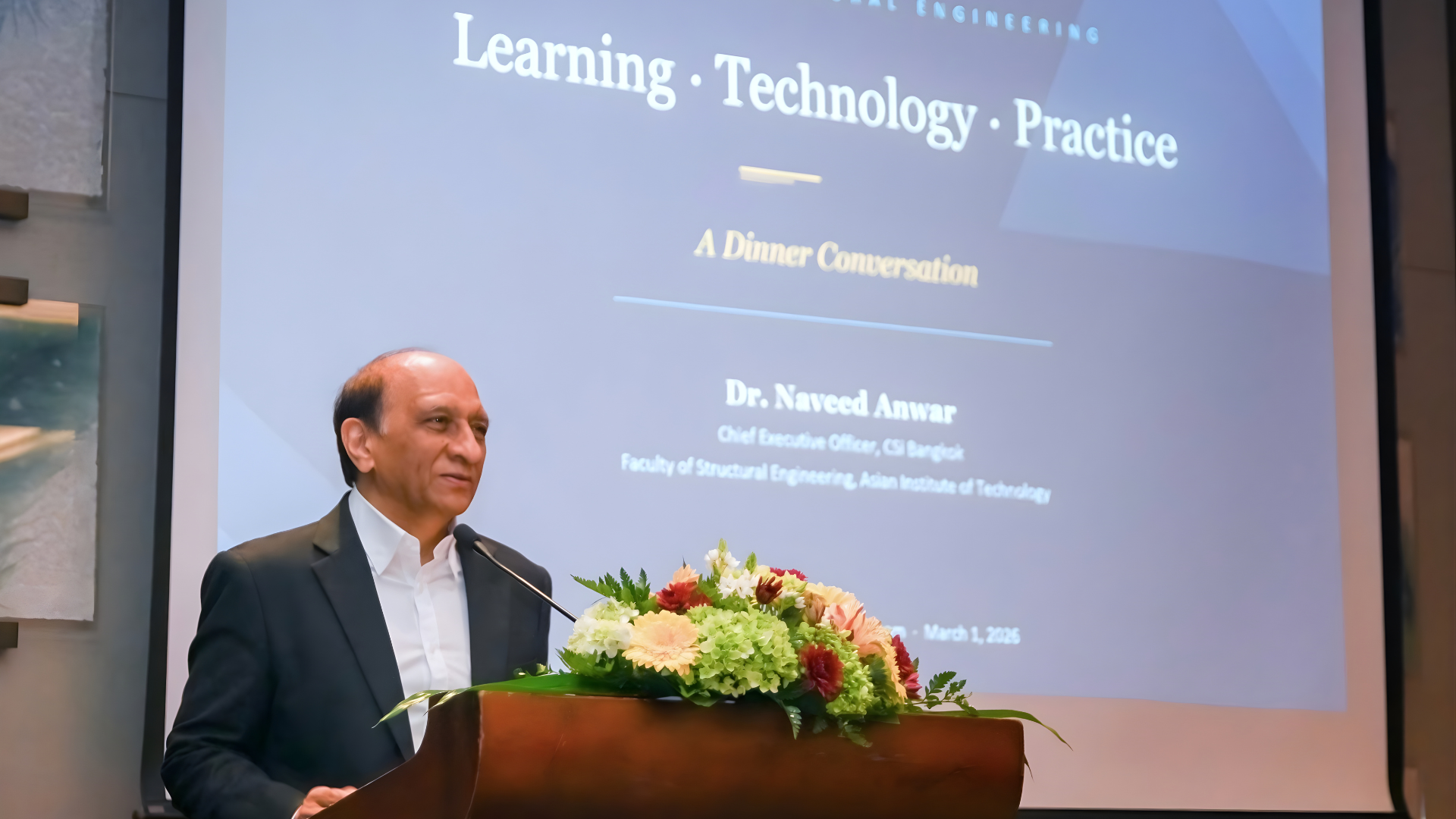 Next-Gen Structural Engineering Dinner and networking with Dr. Naveed