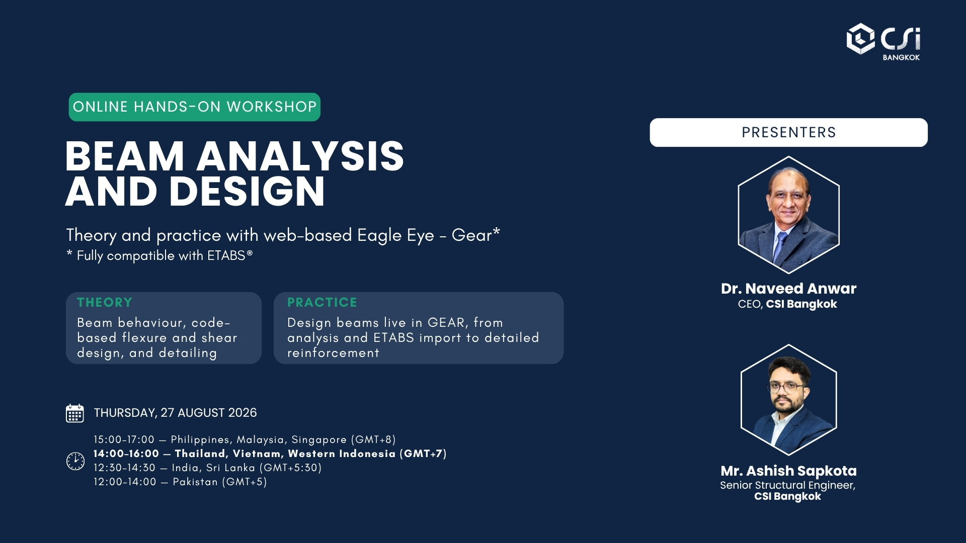 Beam Analysis and Design workshop