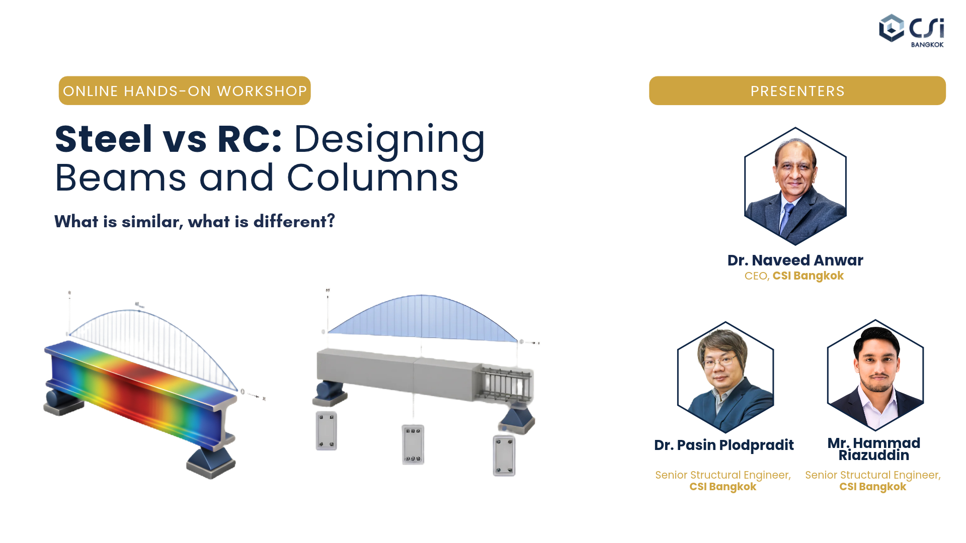 Steel vs RC designing beams and columns